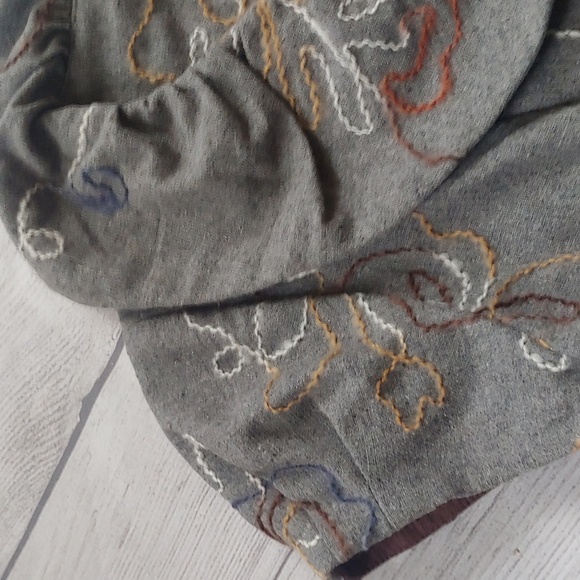 DOUBLE STITCH WOOL BLEND ART-TO-WEAR JACKET - Picture 4 of 8